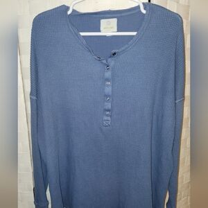 Aerie Offline Waffle Knit Loose Fit Top XL